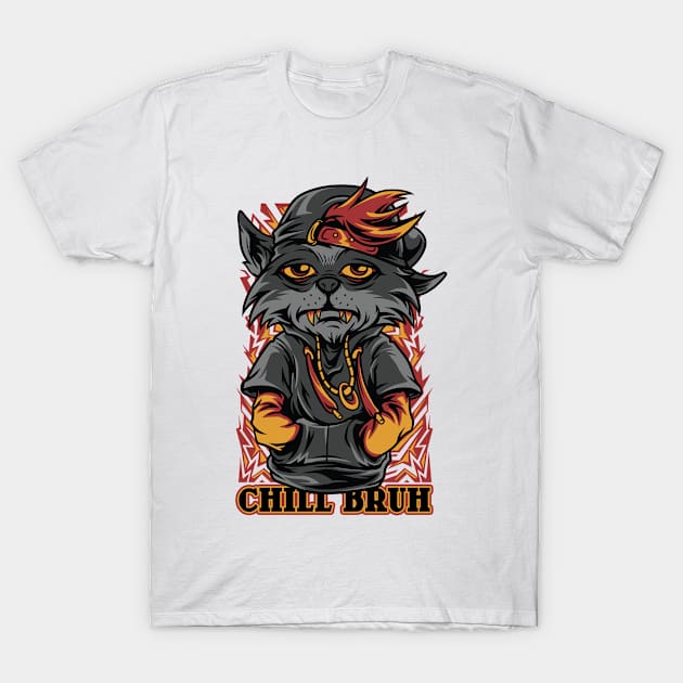 CHILL BRUH T-Shirt by The Lucid Frog